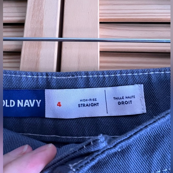 Old Navy Women's Wide Leg Utility Pants in Slate Blue/Wintery Waters Size 4 - Picture 4 of 14